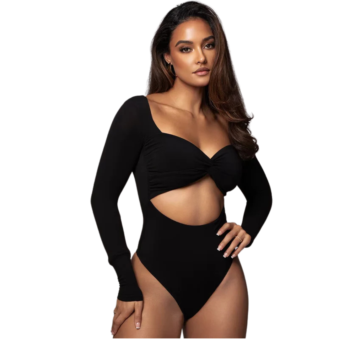 LuxeCurve - Hollow Out Sexy Bodysuit