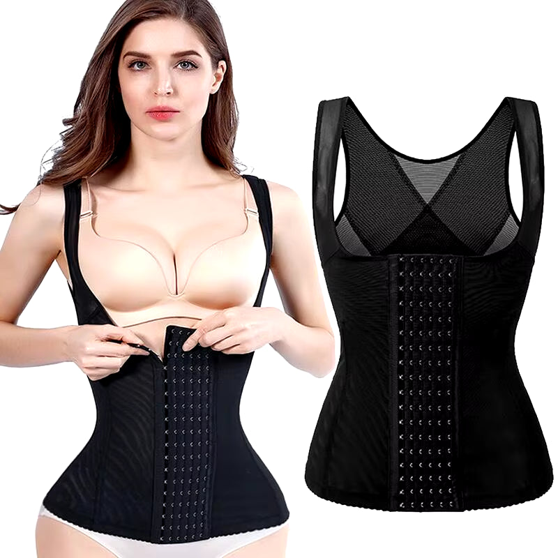 Women Waist Corset up Body Shaper Control Bodysuit Waist Cincher Corset Vest Shapewear Slimming Sheath Belt