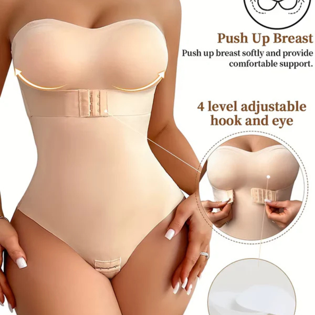 CurveControl - Strapless Bodysuit Shaper