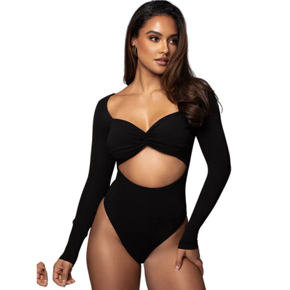 LuxeCurve - Hollow Out Sexy Bodysuit